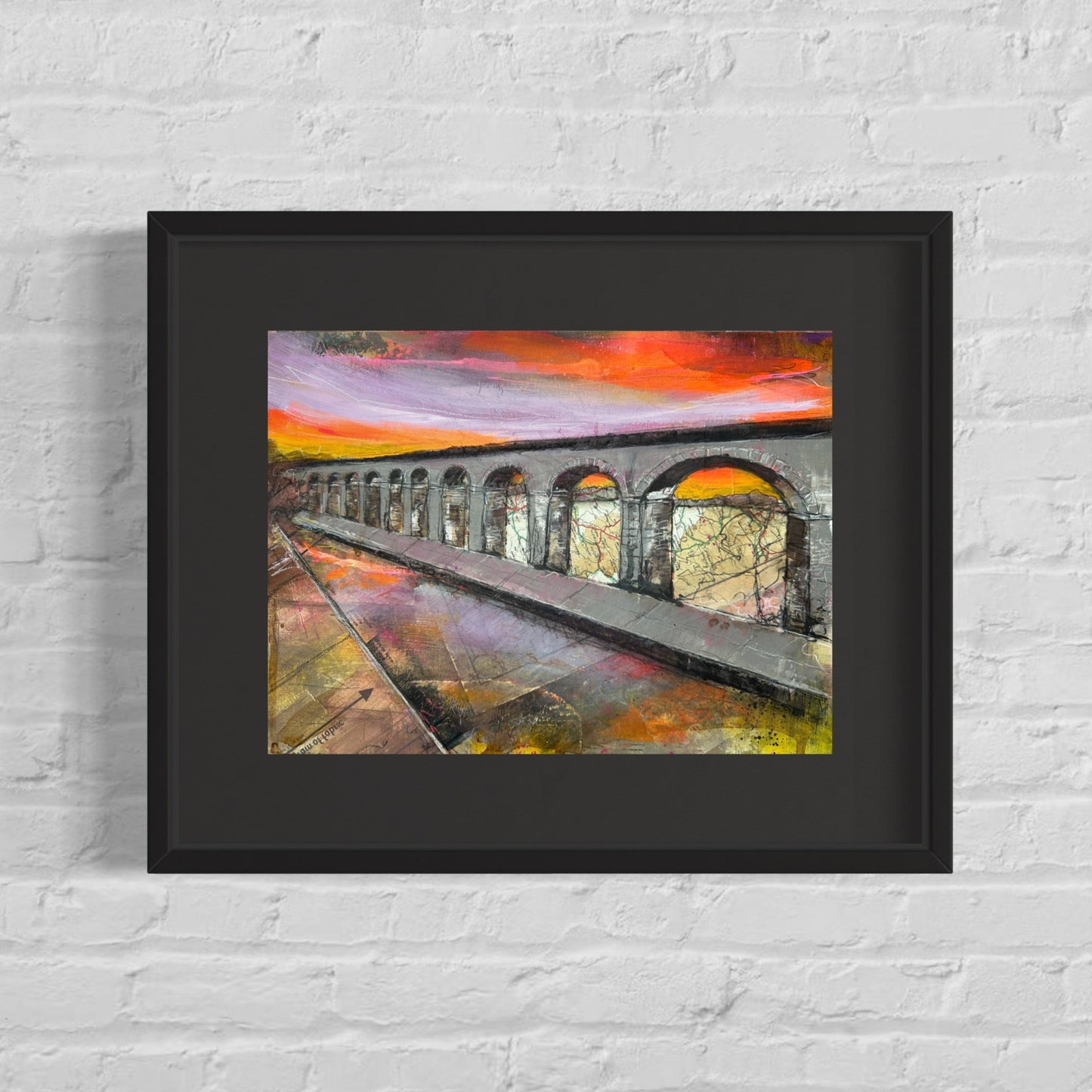 Chirk Aqueduct at Dusk