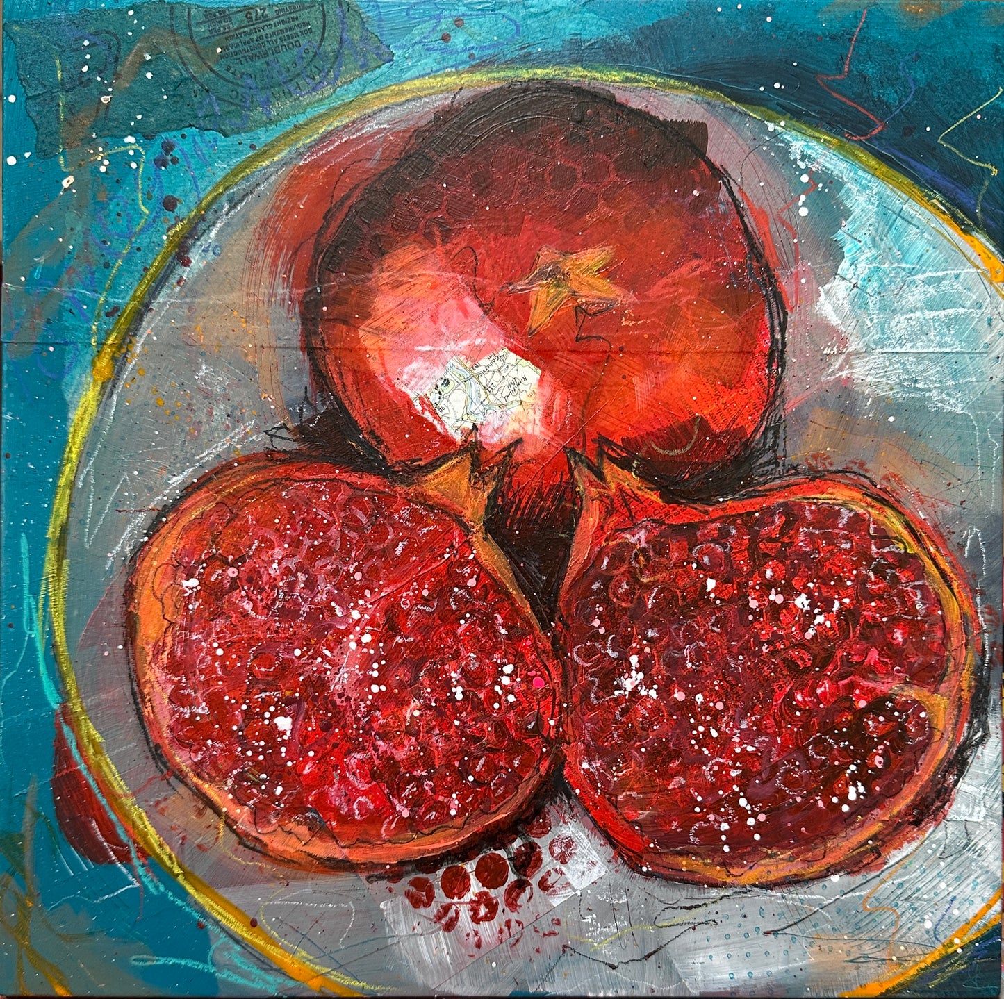 'One & Two Halves' [Original Painting]