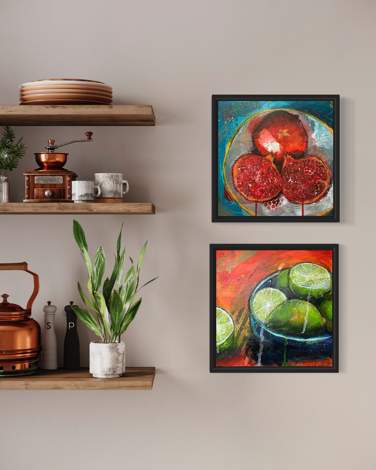 'Three & Three Halves' [Original Painting]