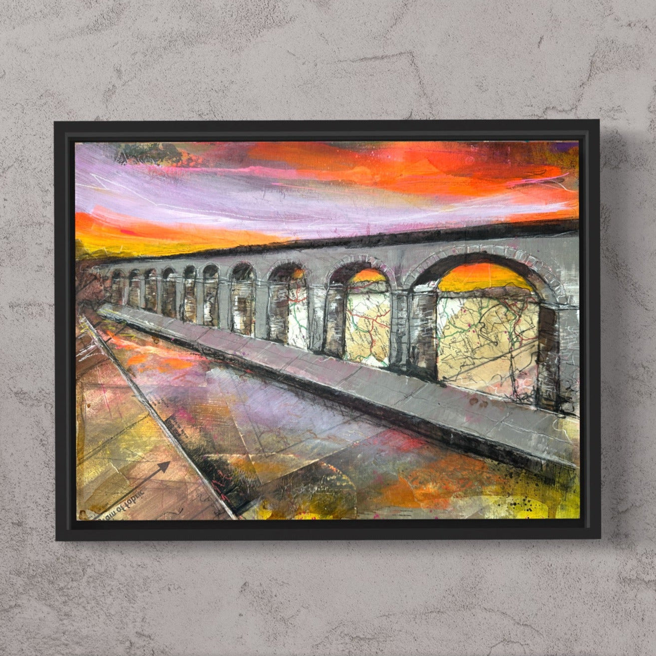 Chirk Aqueduct Painting