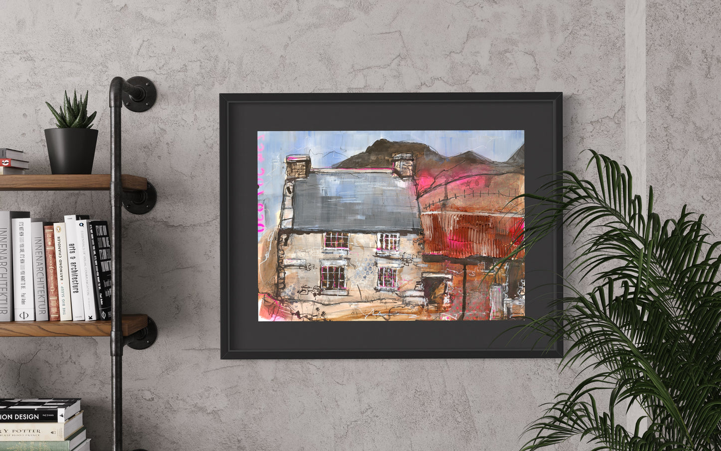 'Welsh Collage Pink' [Limited Edition Giclée Print]