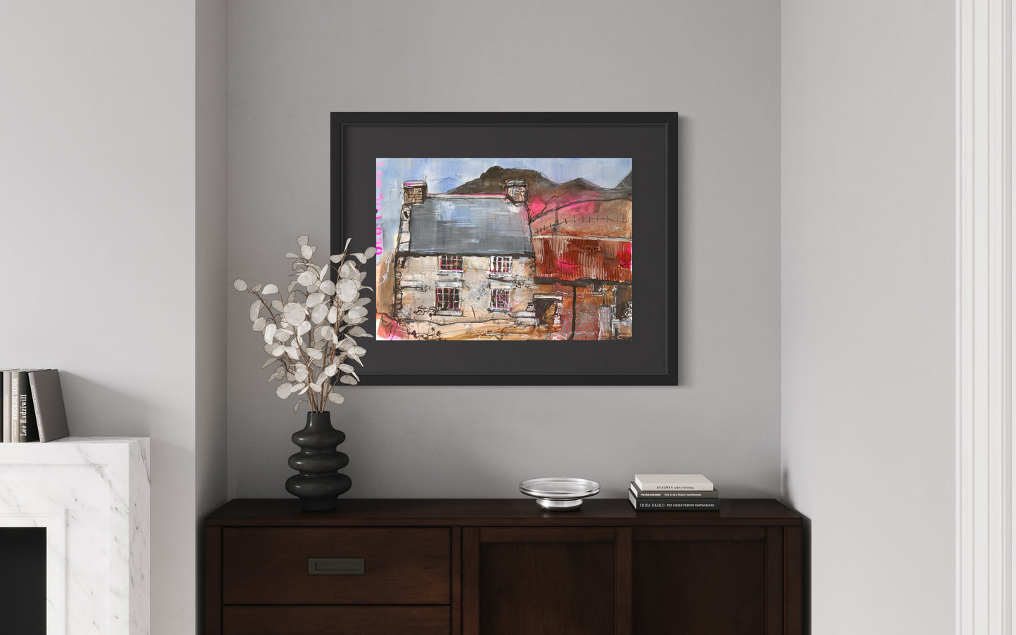 'Welsh Collage Pink' [Limited Edition Giclée Print]