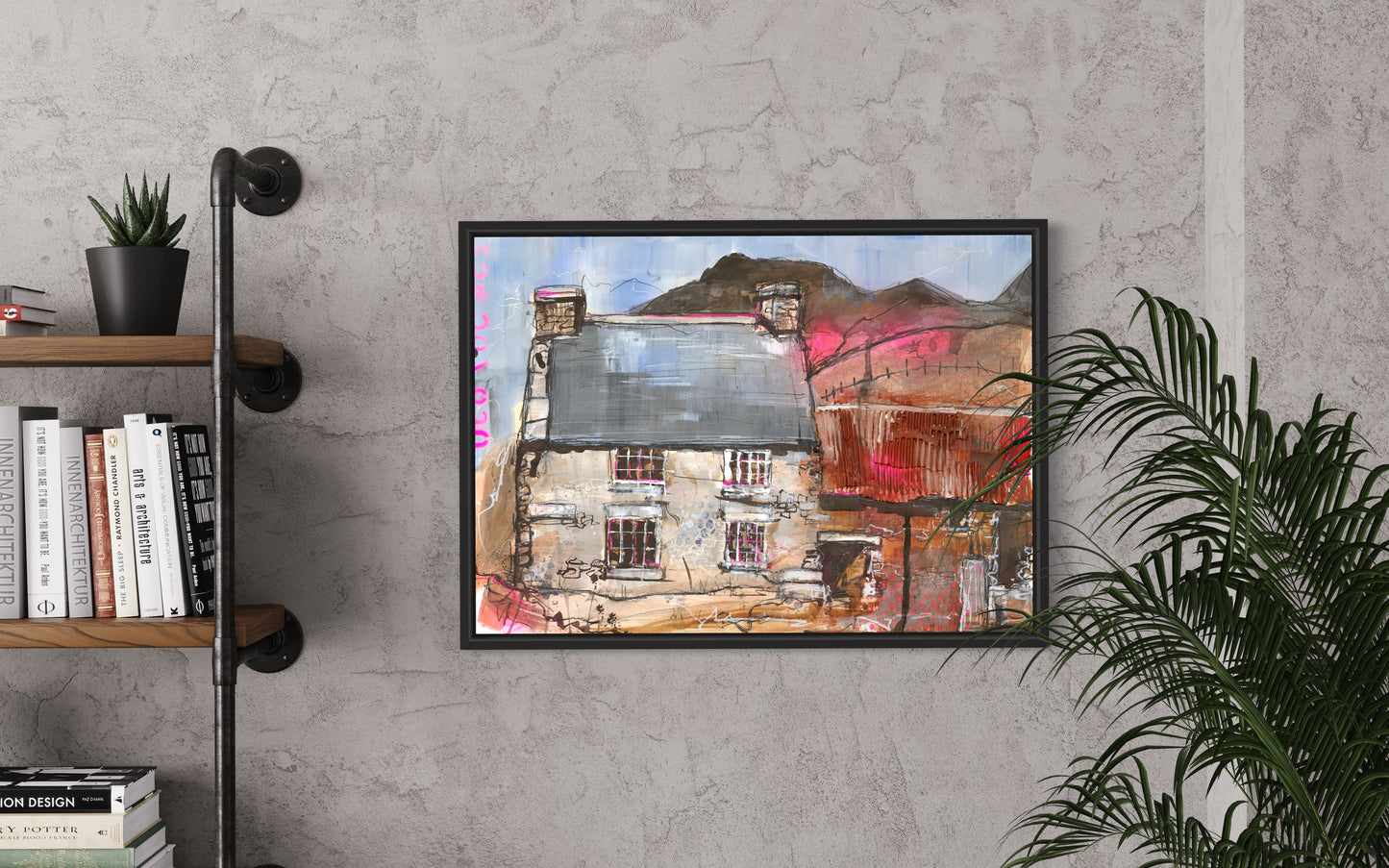 'Welsh Collage Pink' [Limited Edition Giclée Print]