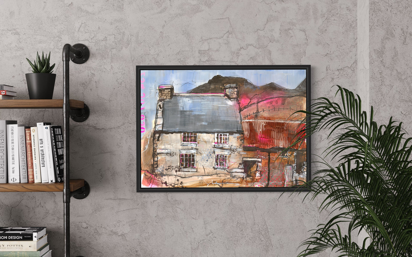 'Welsh Cottage Pink' [Original Painting]