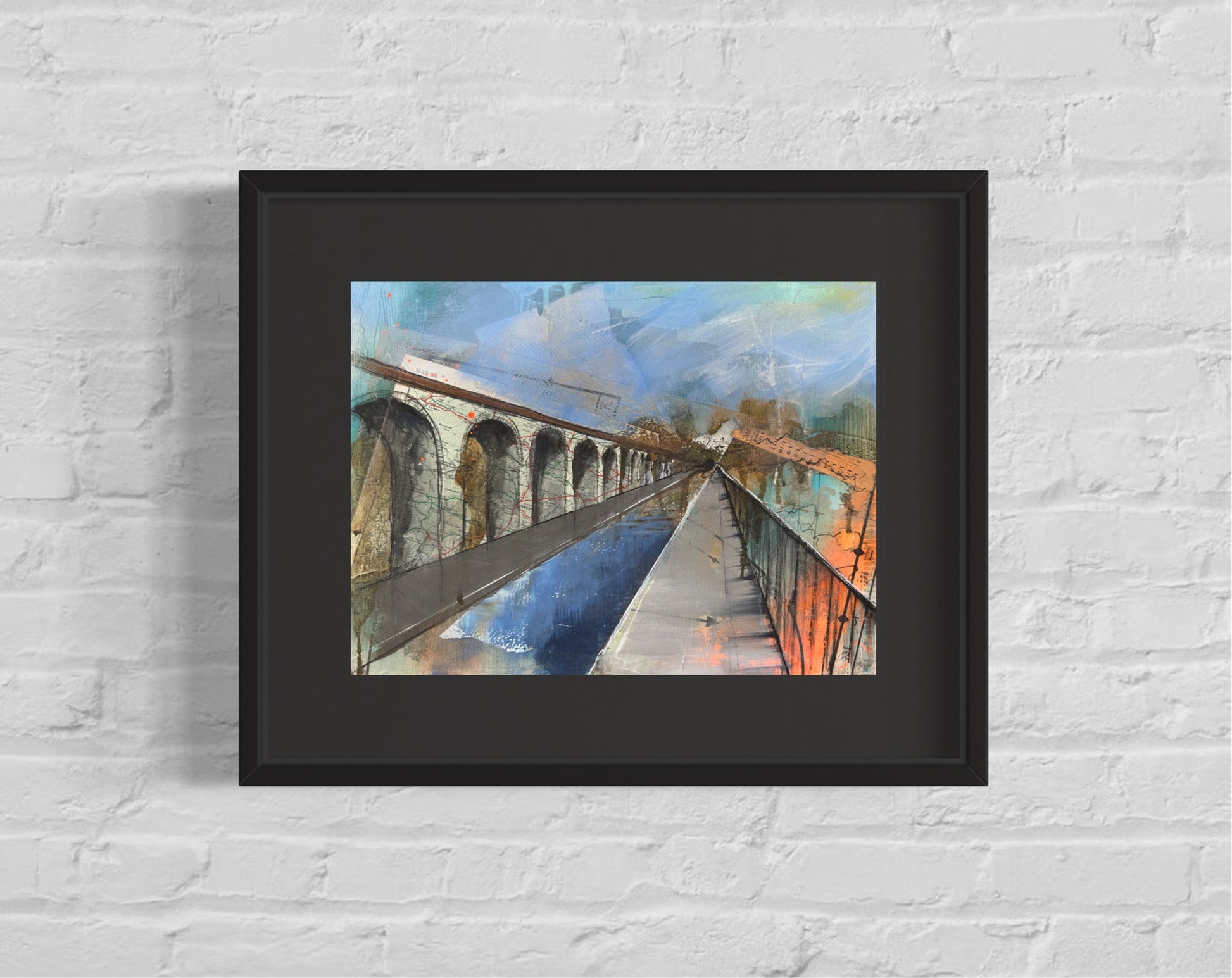 Chirk Aqueduct Contemporary Painting