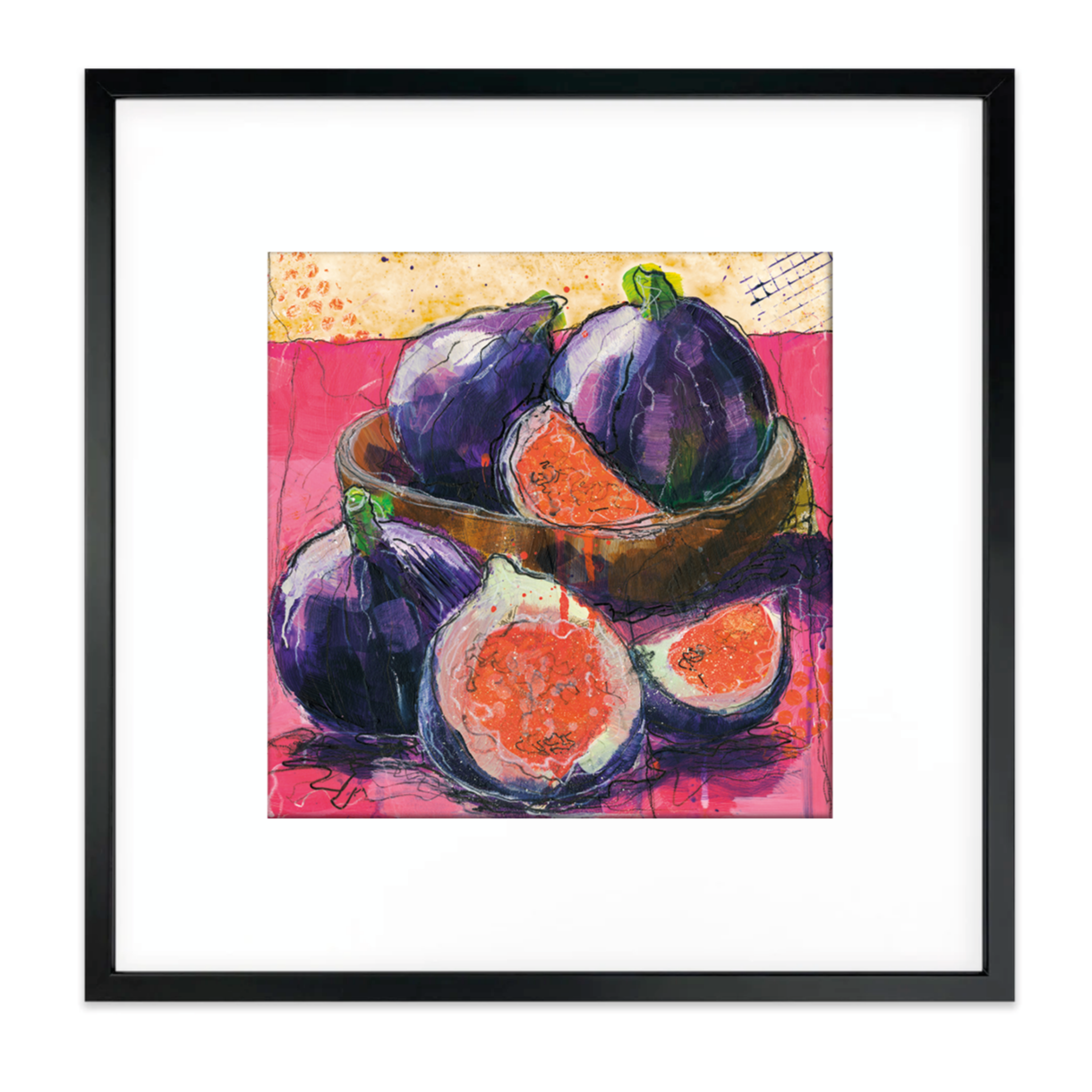 'Fruta - Pears' Contemporary Art Framed Print