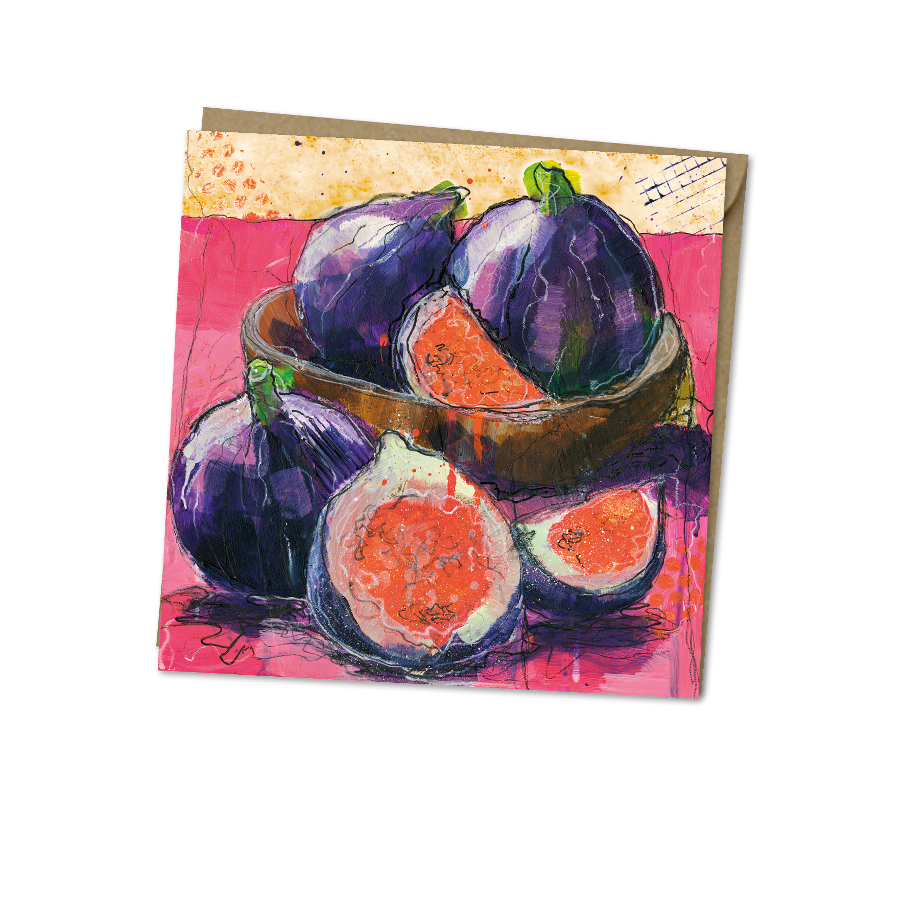 'Fruta - Figs' Greetings Card