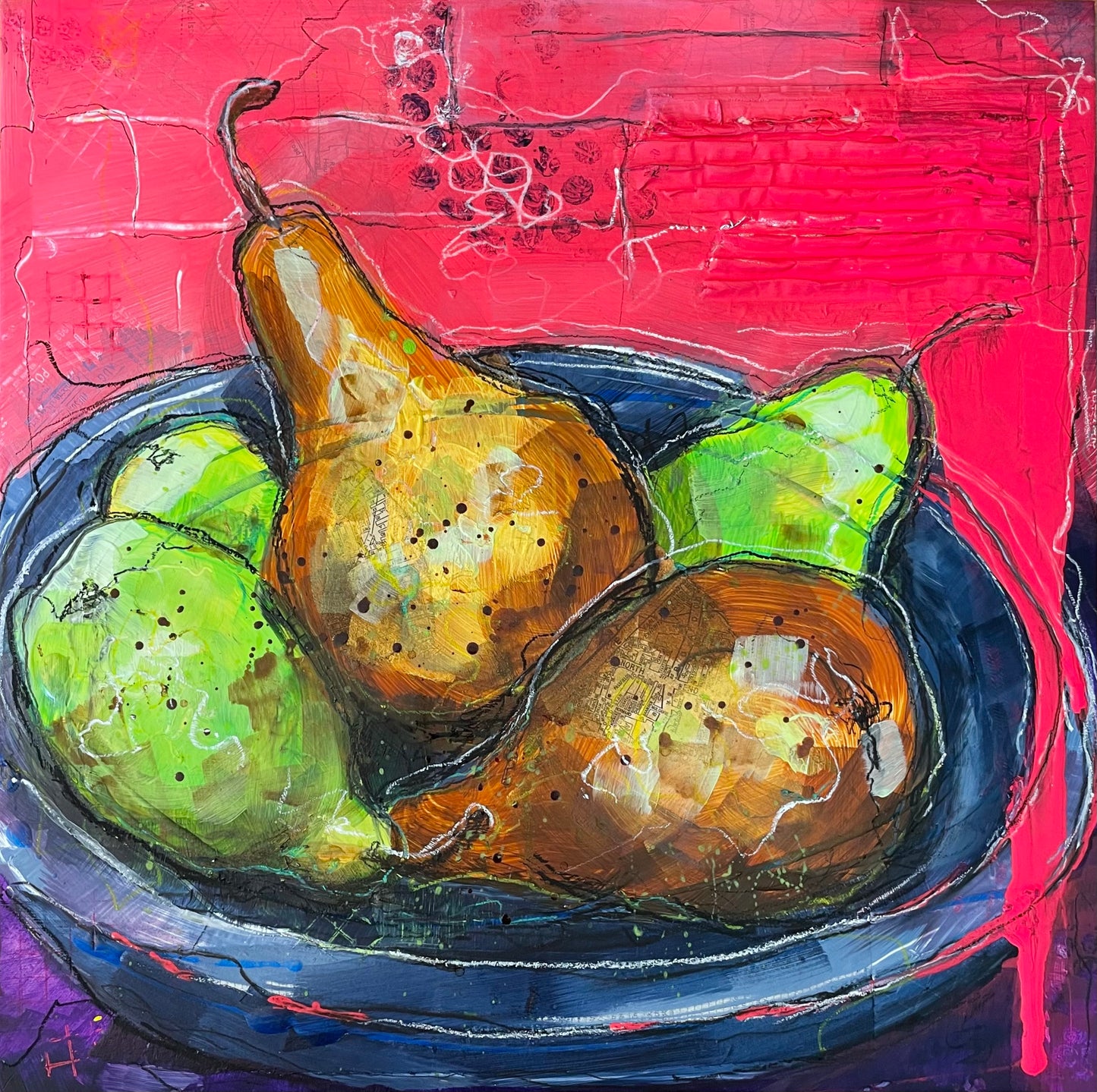 'Fruta: Pears' [Limited Edition Giclée Print]