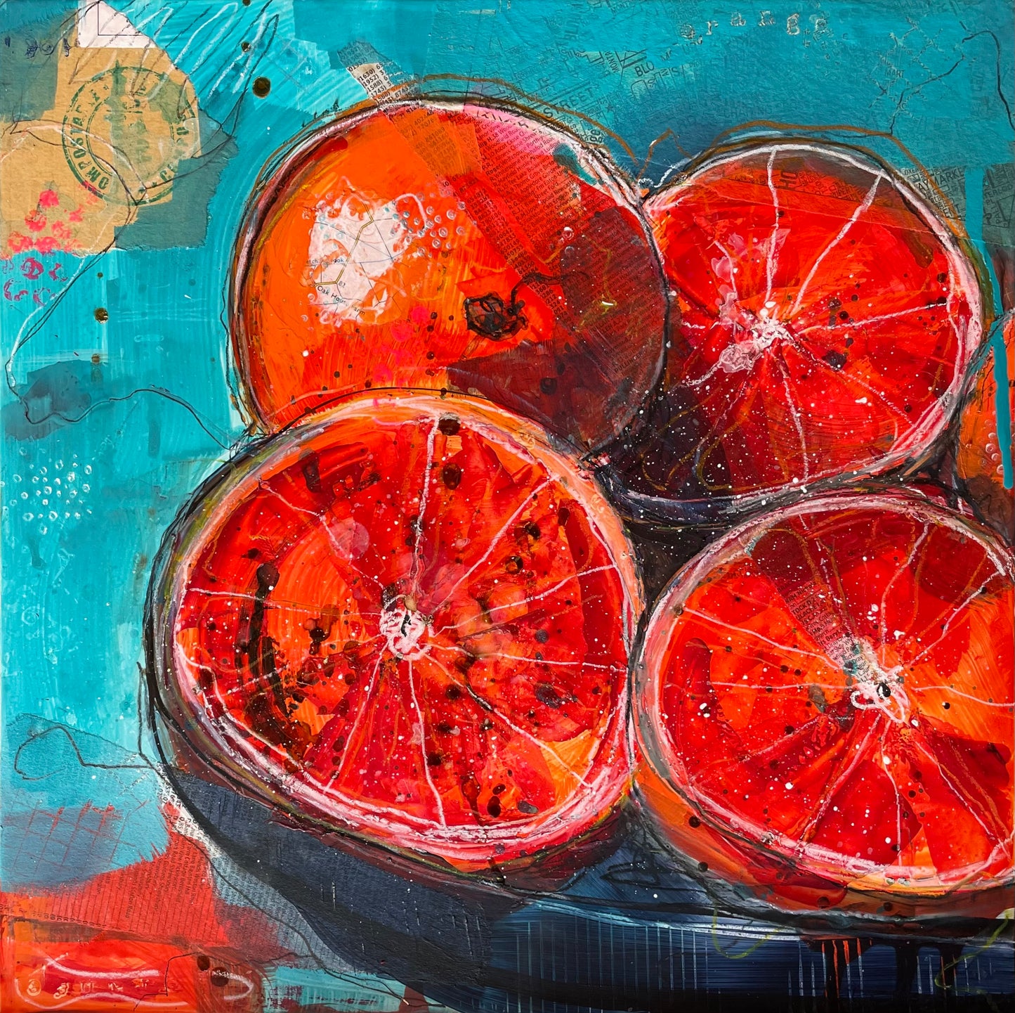 'Fruta: Blood Oranges' [Giclée Print]