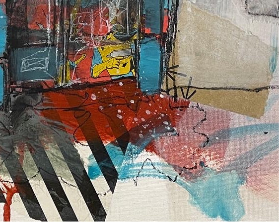 '41 Willow Street I' [Framed Original Painting]