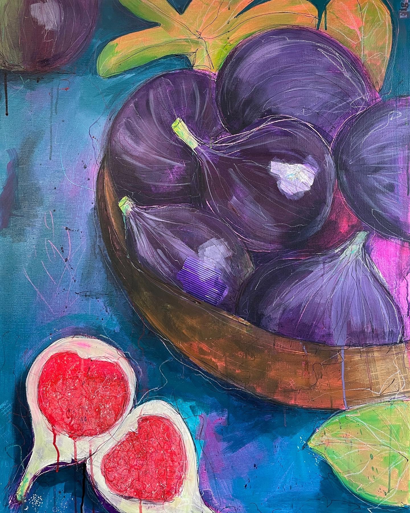 'Figs' [Large Original Painting]